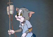 Tom a Jerry v důchodu. Podívejte se, jak by vypadaly oblíbené animované postavičky v penzi.